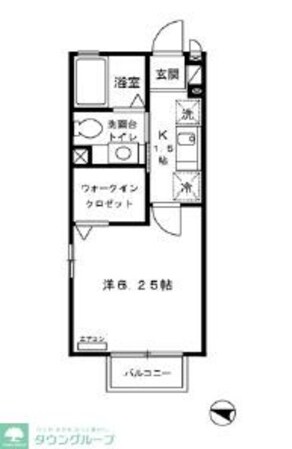 アレイヴィラの物件間取画像